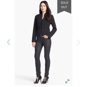 Eileen Fisher Wax Coated Jeans 💙